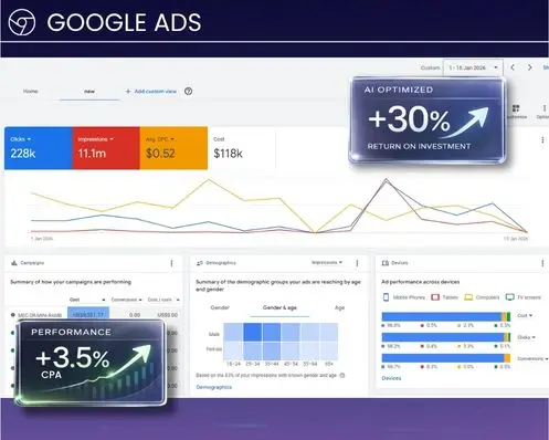 Dynamic ad creative performance dashboard